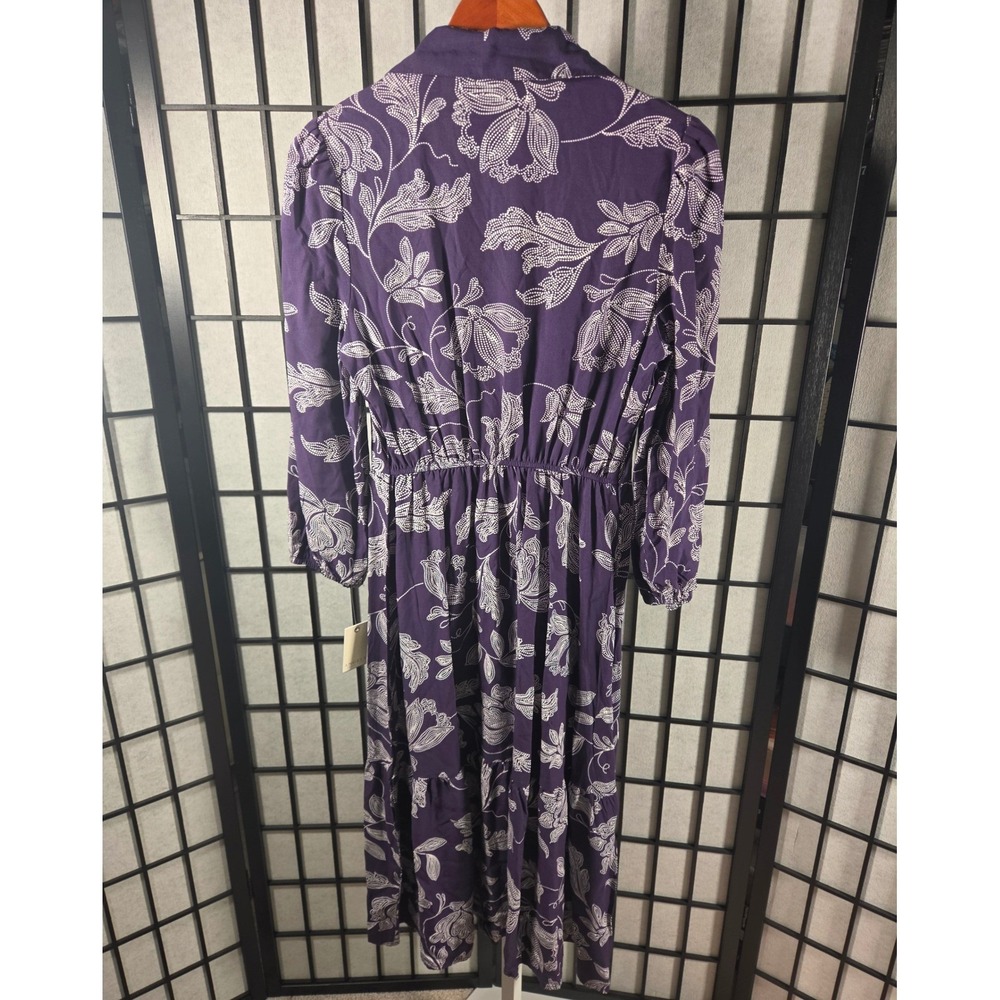 Angels Forever Young Cottagecore Chic Floral Boho Tiered Midi Dress Small Women - Picture 7 of 7
